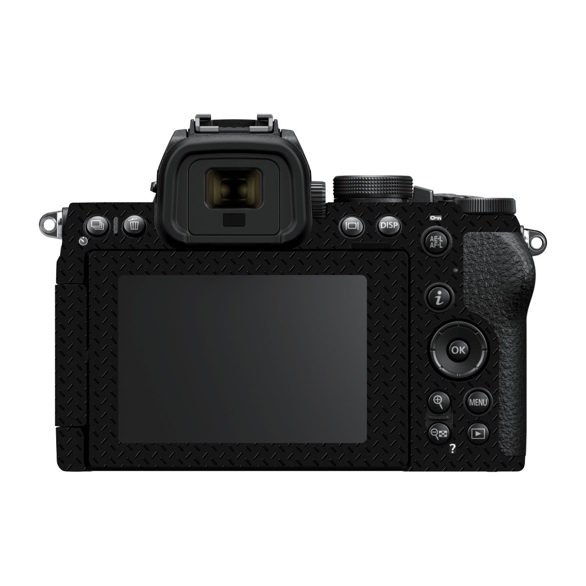 Textured Black Iron Plate Nikon Z50 Camera Skin