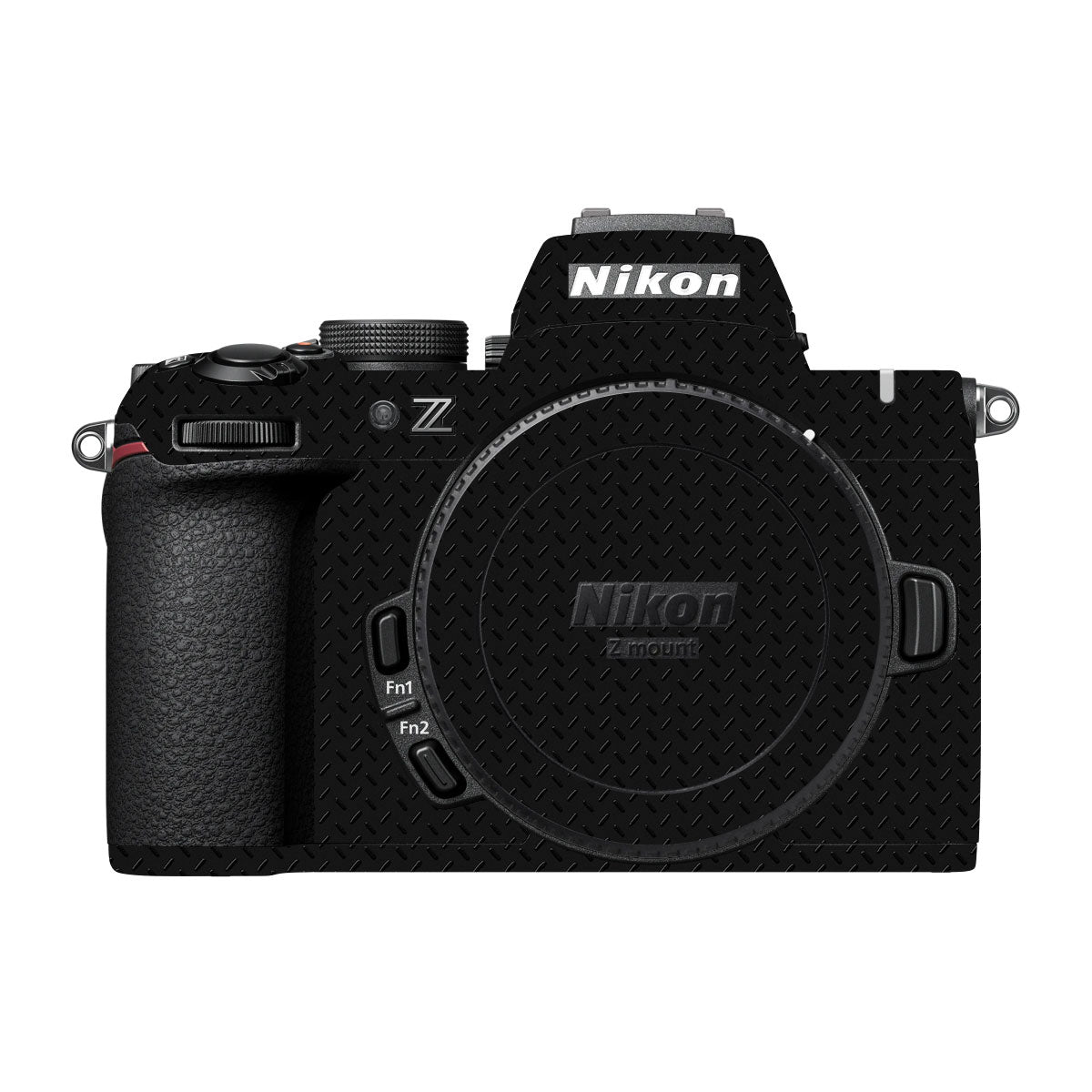 Textured Black Iron Plate Nikon Z50 Camera Skin