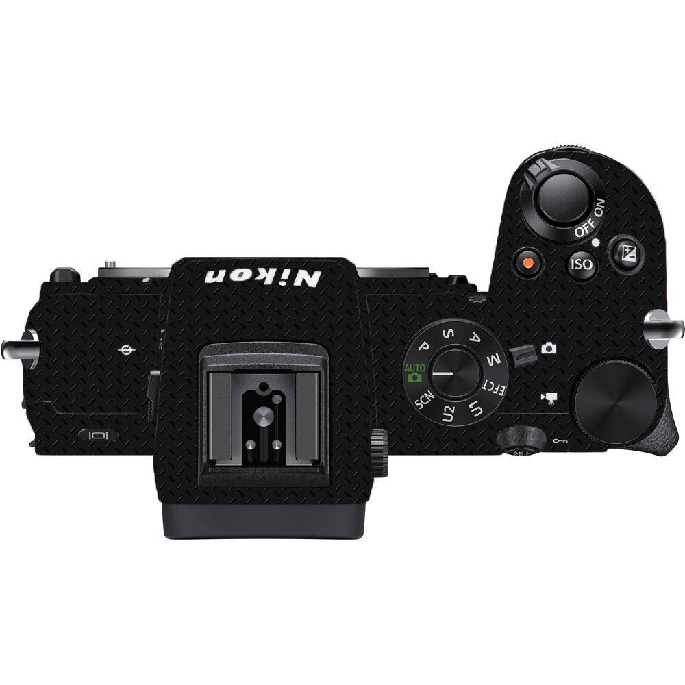Textured Black Iron Plate Nikon Z50 II Camera Skin