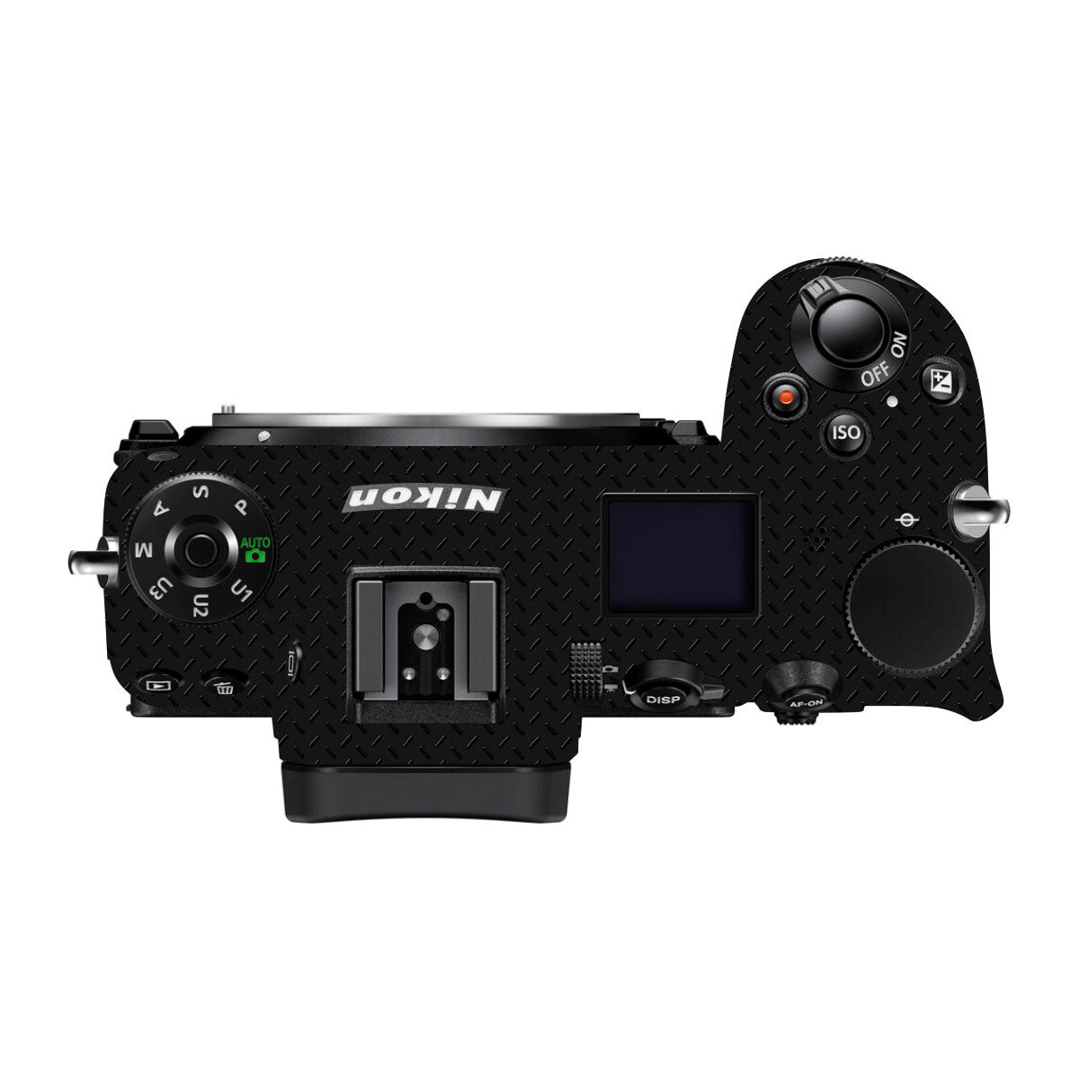 Textured Black Iron Plate Nikon Z6 Camera Skin