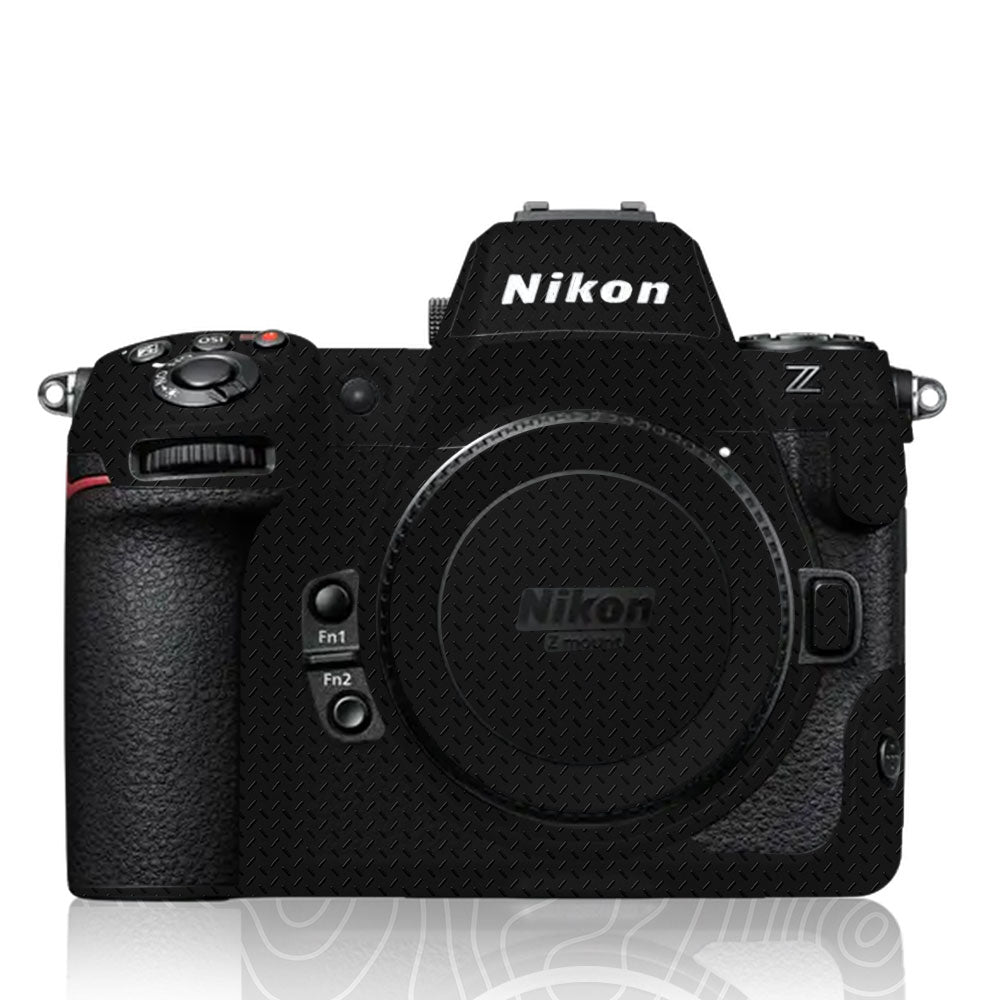 Textured Black Iron Plate Nikon Z8 Camera Skin