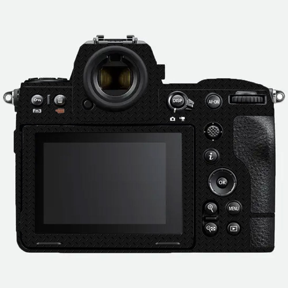 Textured Black Iron Plate Nikon Z8 Camera Skin