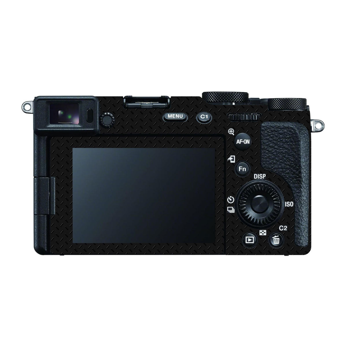 Textured Black Iron Plate Sony A7 CII Camera Skin