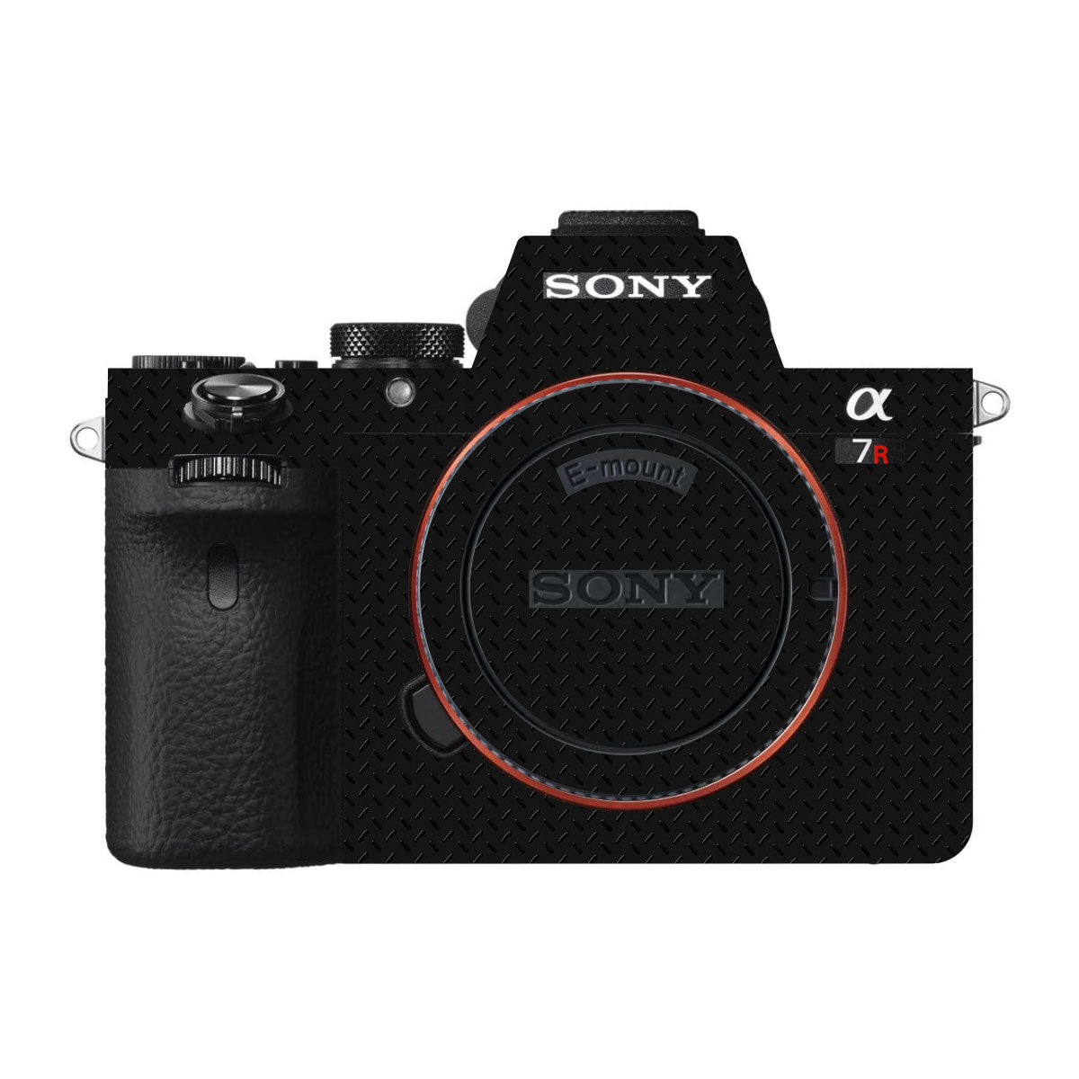 Textured Black Iron Plate Sony A7MIII Camera Skin
