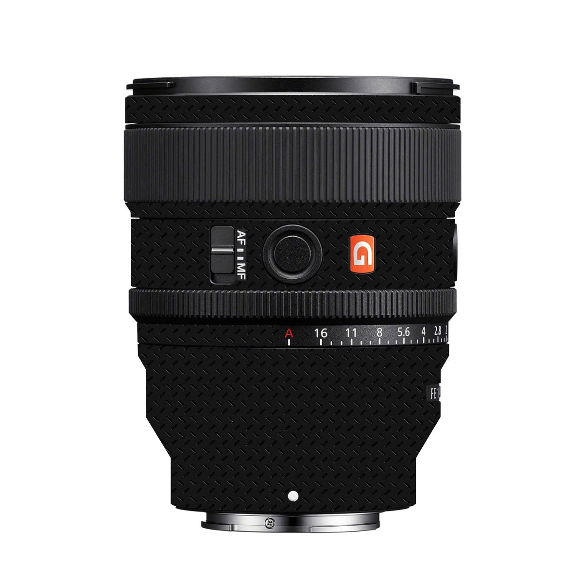Textured Black Iron Plate Sony FE 50mm F/1.2 GM Camera Lens Skin