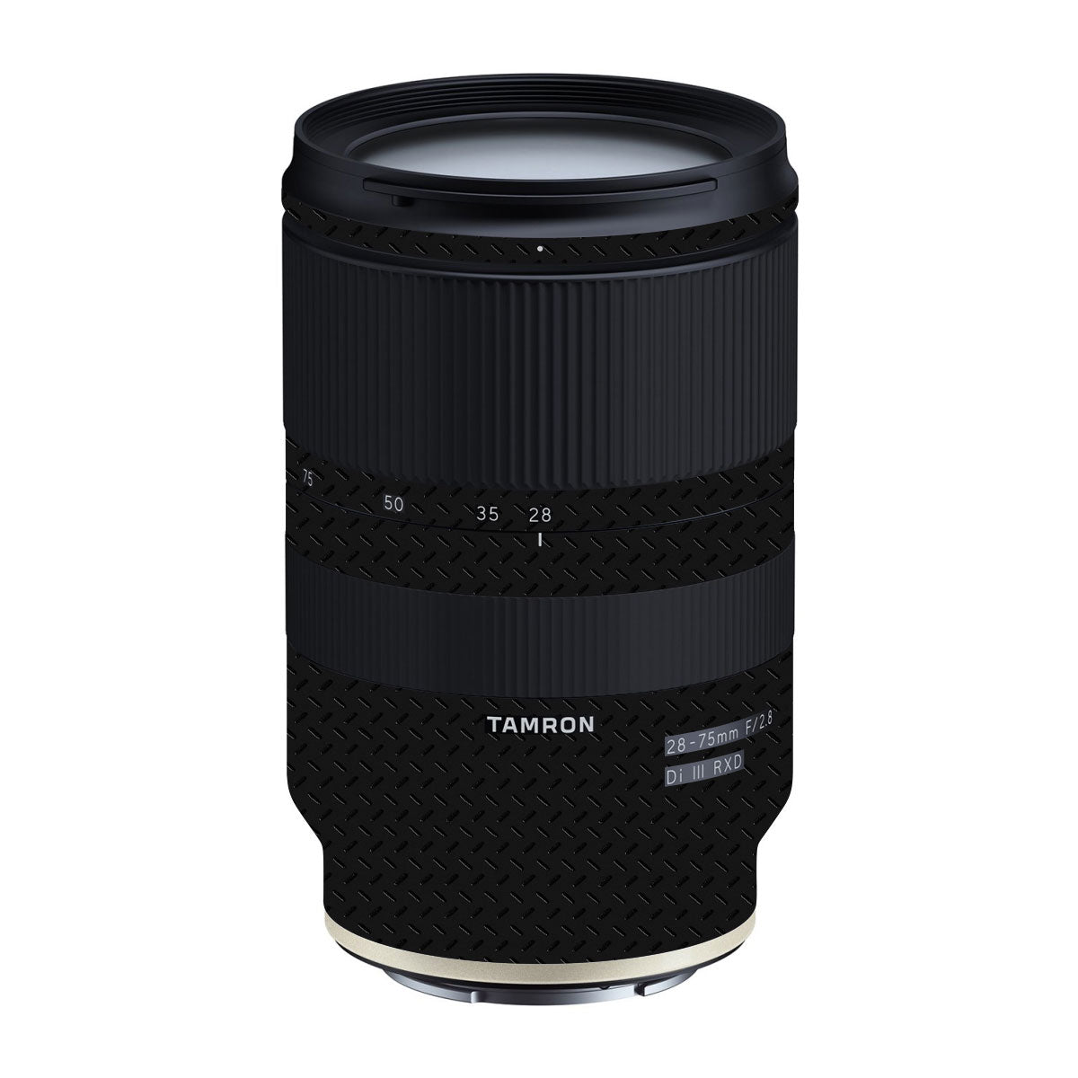 Textured Black Iron Plate Tamron Lens 28-75mm F/2.8 Gen 1 Camera Lens Skin