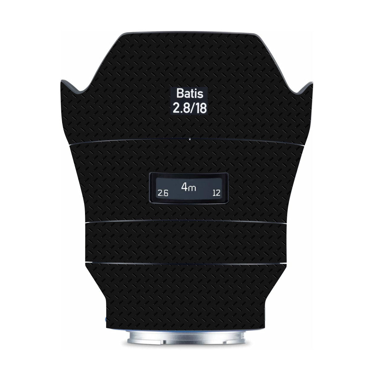 Textured Black Iron Plate Zeiss Batis 18mm F/2.8 Sony E Camera Lens Skin