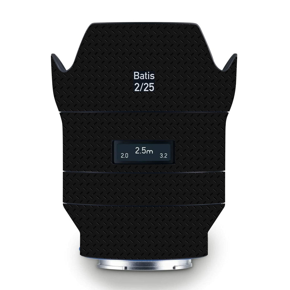 Textured Black Iron Plate Zeiss Batis 25mm F/2 E-mount Camera Lens Skin