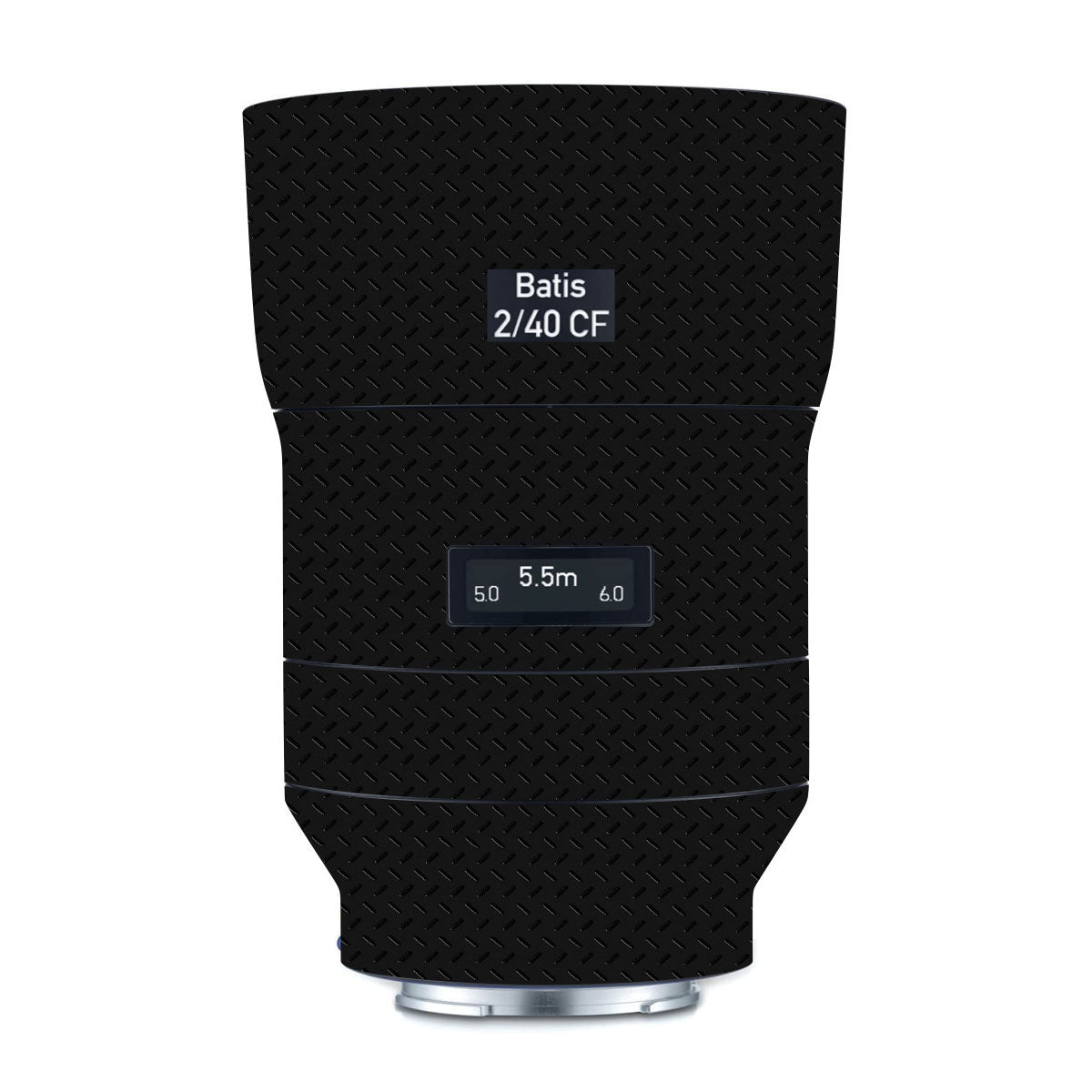 Textured Black Iron Plate Zeiss Batis 40mm F/2 CF E-mount Camera Lens Skin