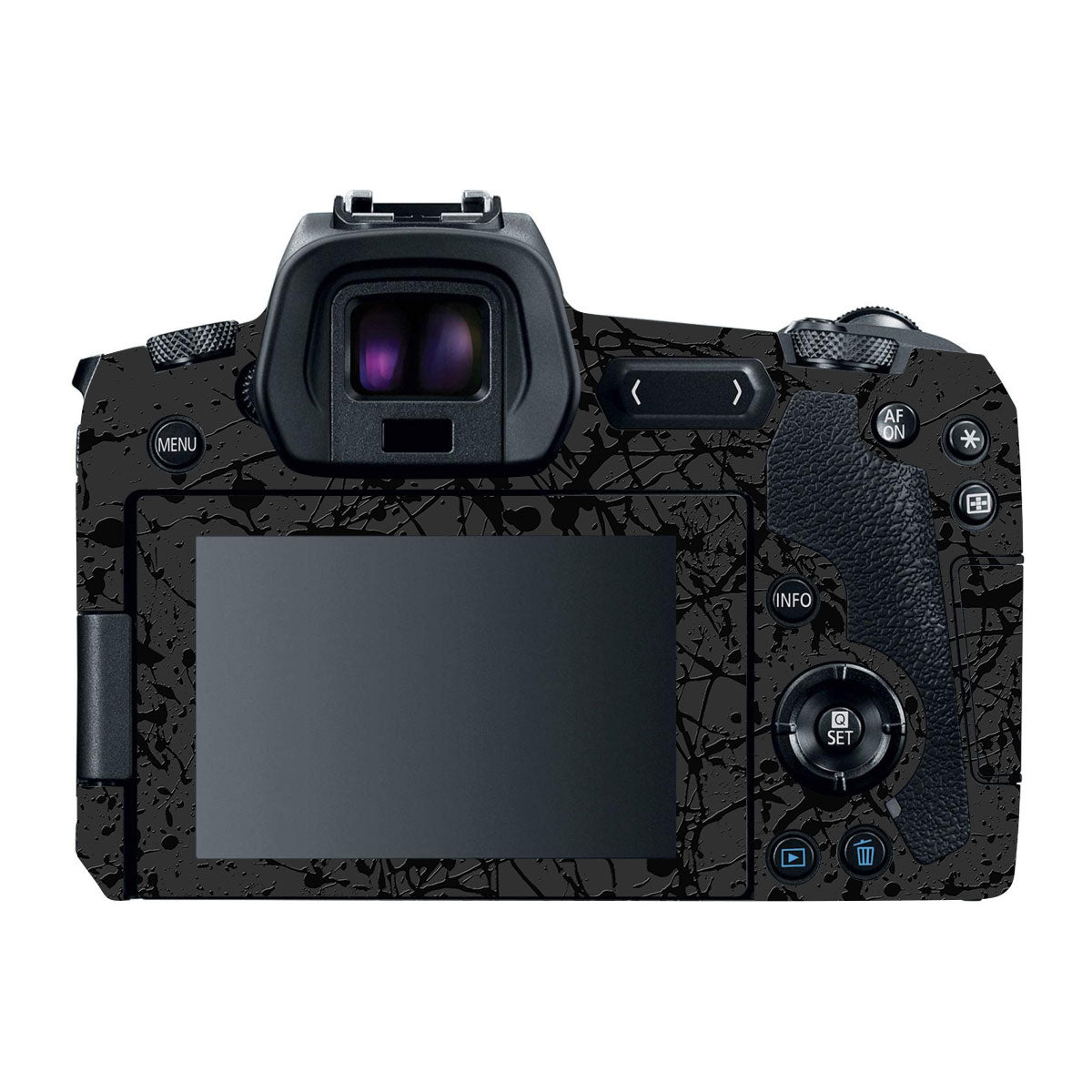 Textured Black Splash Canon EOS R Camera Skin