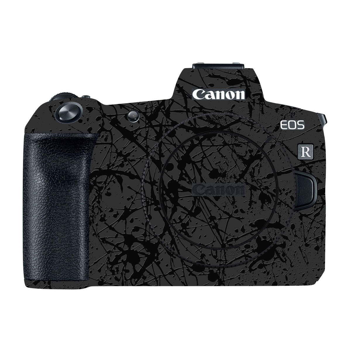 Textured Black Splash Canon EOS R Camera Skin