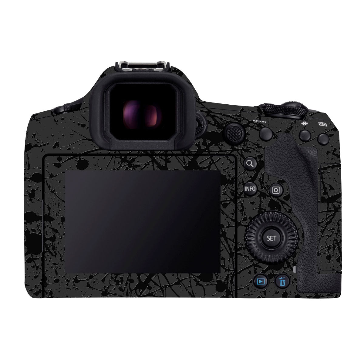 Textured Black Splash Canon EOS R5 C Camera Skin