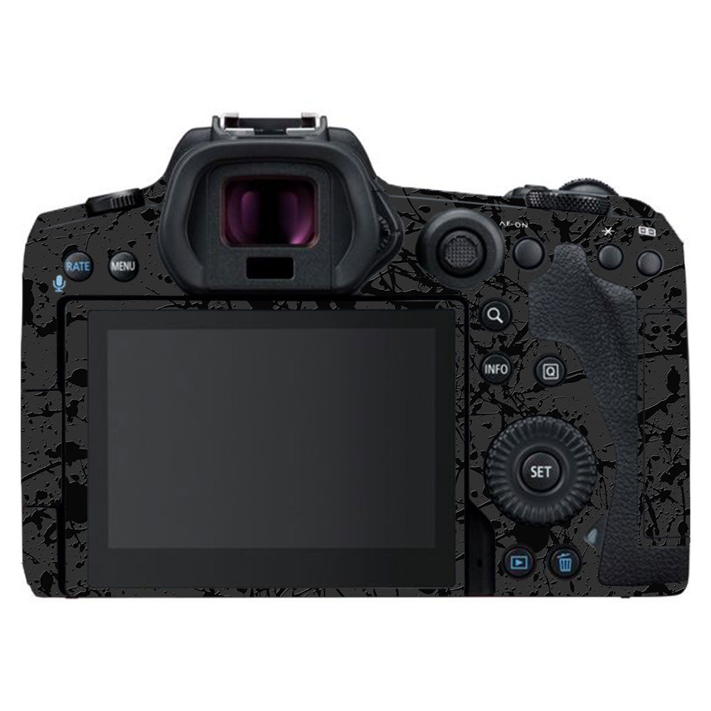 Textured Black Splash Canon EOS R50 Camera Skin