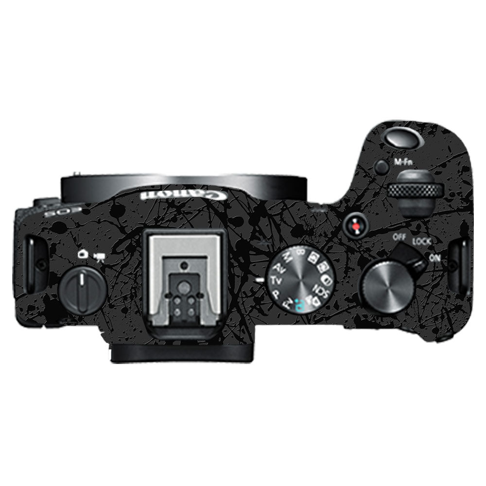 Textured Black Splash Canon EOS RP Camera Skin