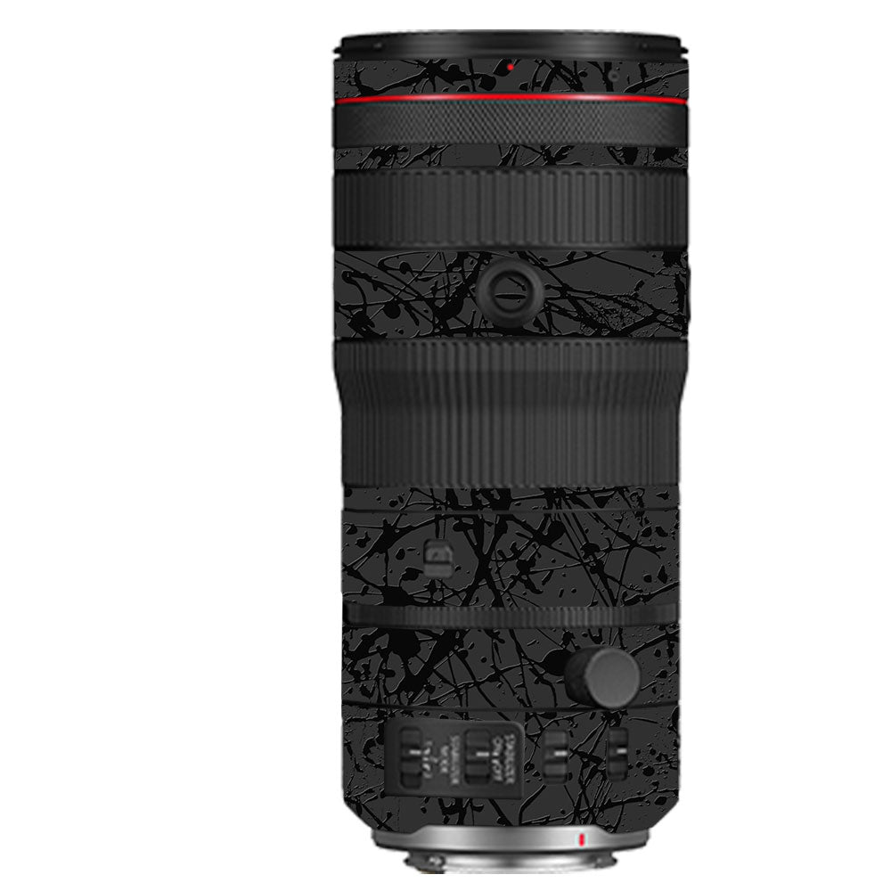 Textured Black Splash Canon RF 70–200mm f/2.8 L IS USM Camera Lens Skin