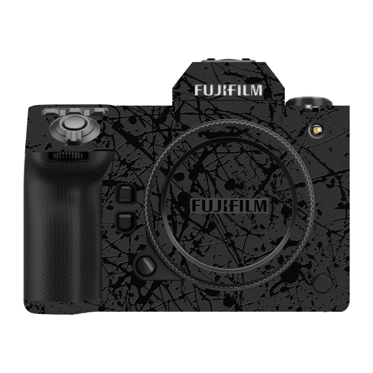 Textured Black Splash FujiFilm GFX 100S II Camera Skin