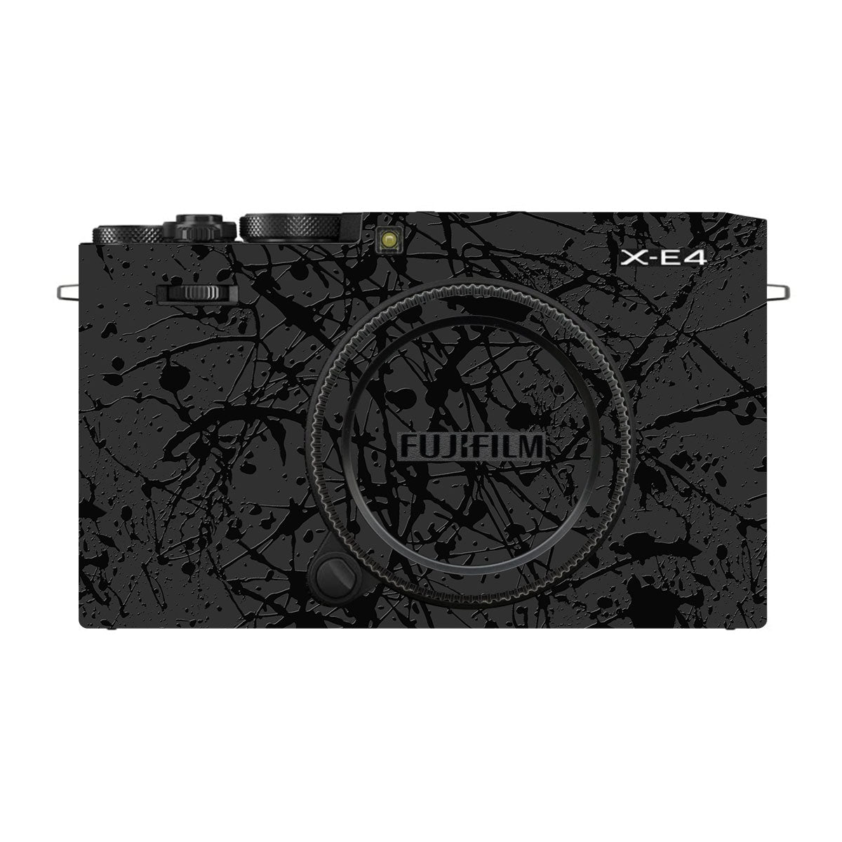 Textured Black Splash FujiFilm X-E4 Camera Skin