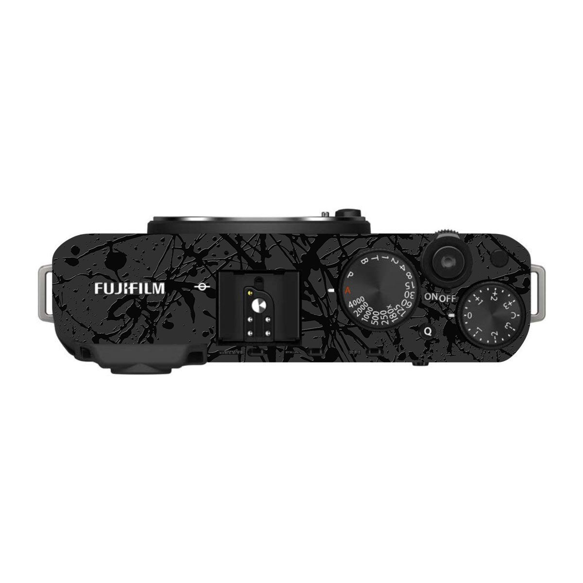 Textured Black Splash FujiFilm X-E4 Camera Skin