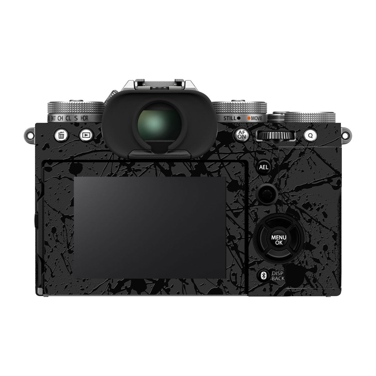 Textured Black Splash FujiFilm X-T5 Camera Skin