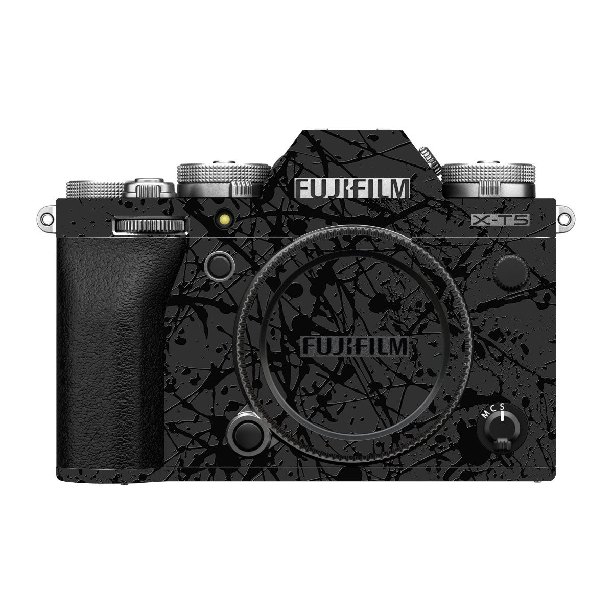Textured Black Splash FujiFilm X-T5 Camera Skin
