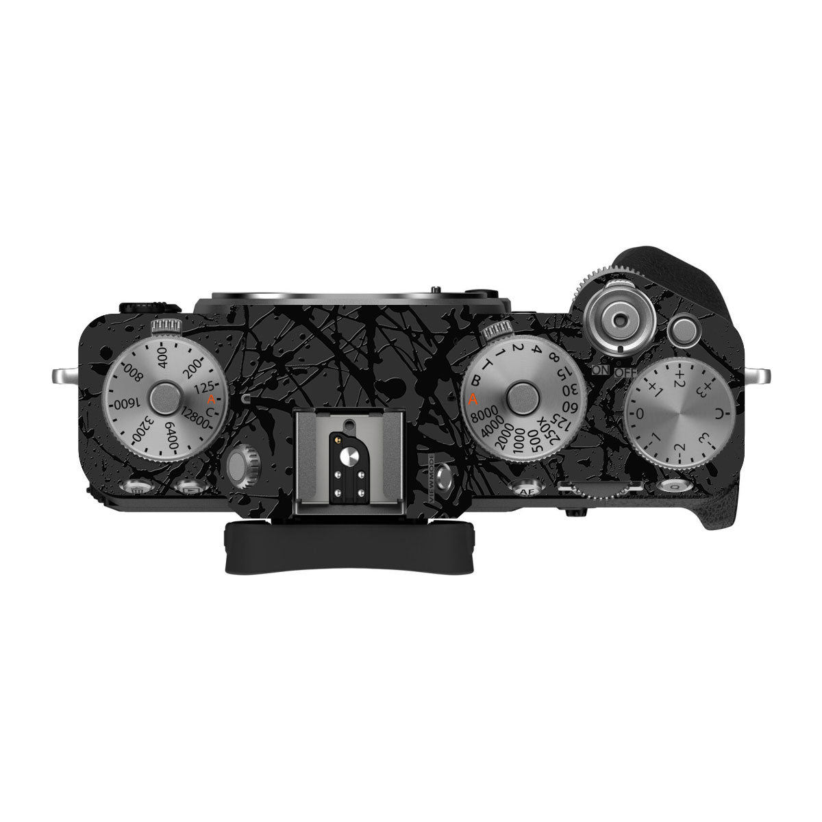 Textured Black Splash FujiFilm X-T5 Camera Skin
