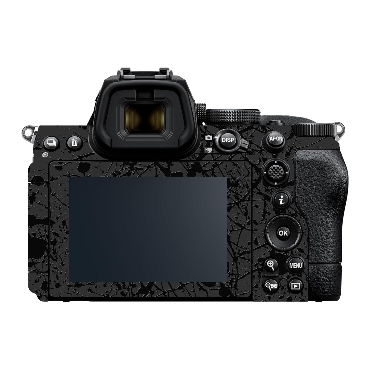 Textured Black Splash Nikon Z5 II Camera Skin