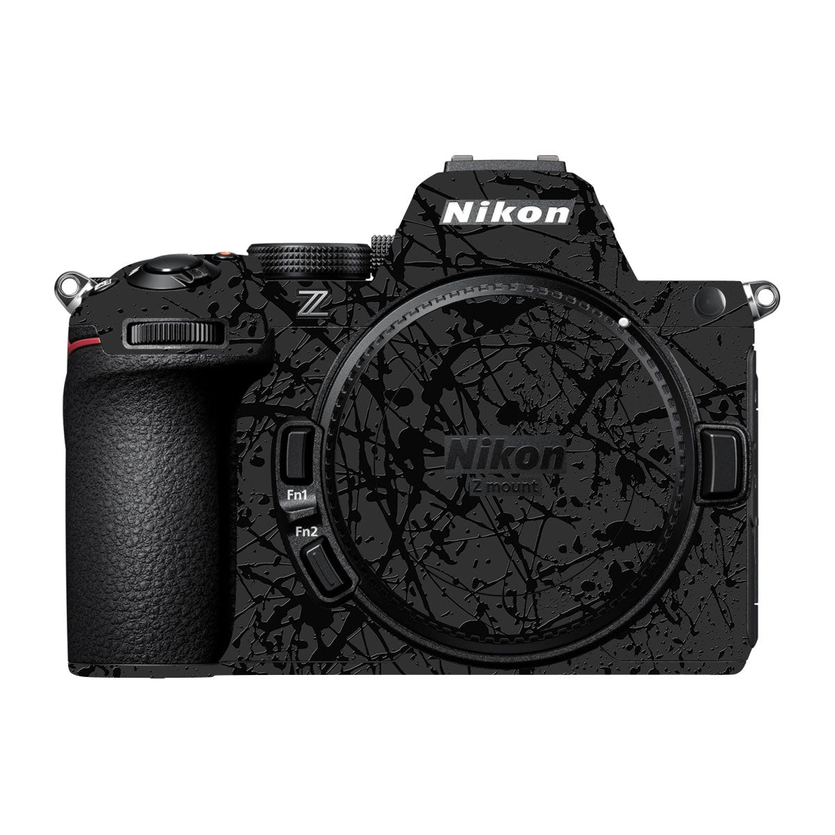 Textured Black Splash Nikon Z5 II Camera Skin