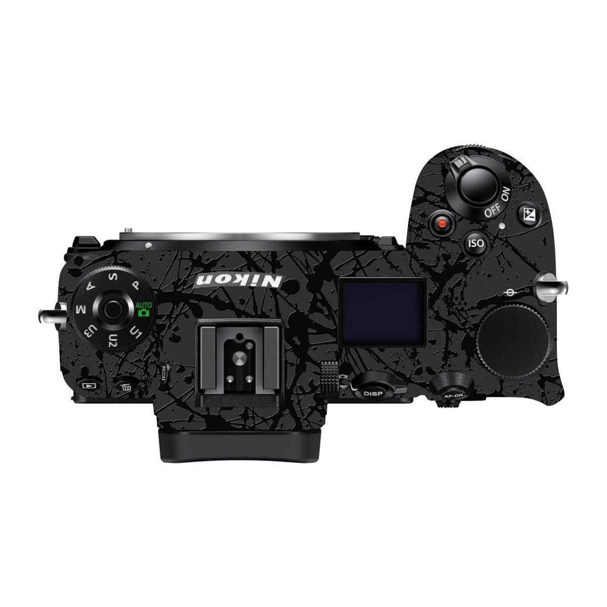 Textured Black Splash Nikon Z7 Camera Skin