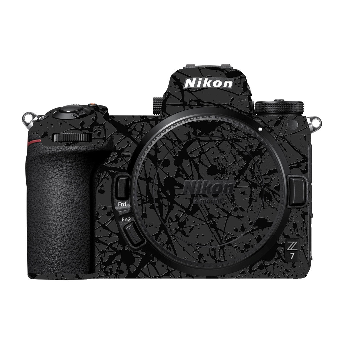 Textured Black Splash Nikon Z7 II Camera Skin
