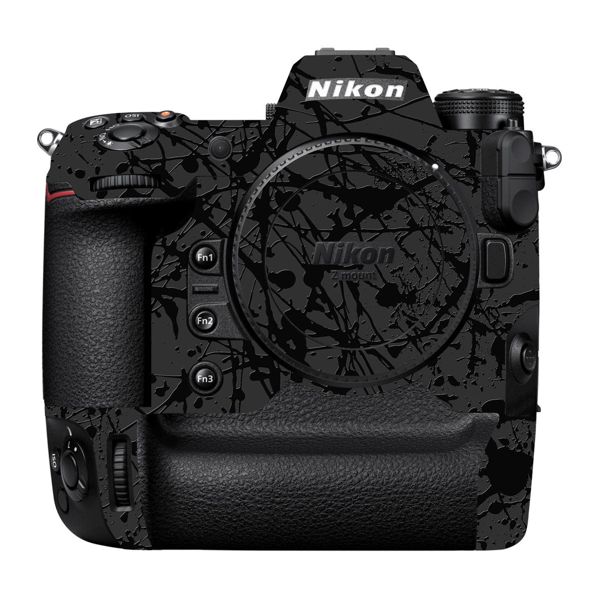 Textured Black Splash Nikon Z9 Camera Skin