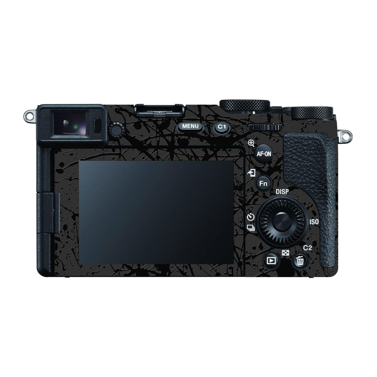Textured Black Splash Sony A7 CII Camera Skin