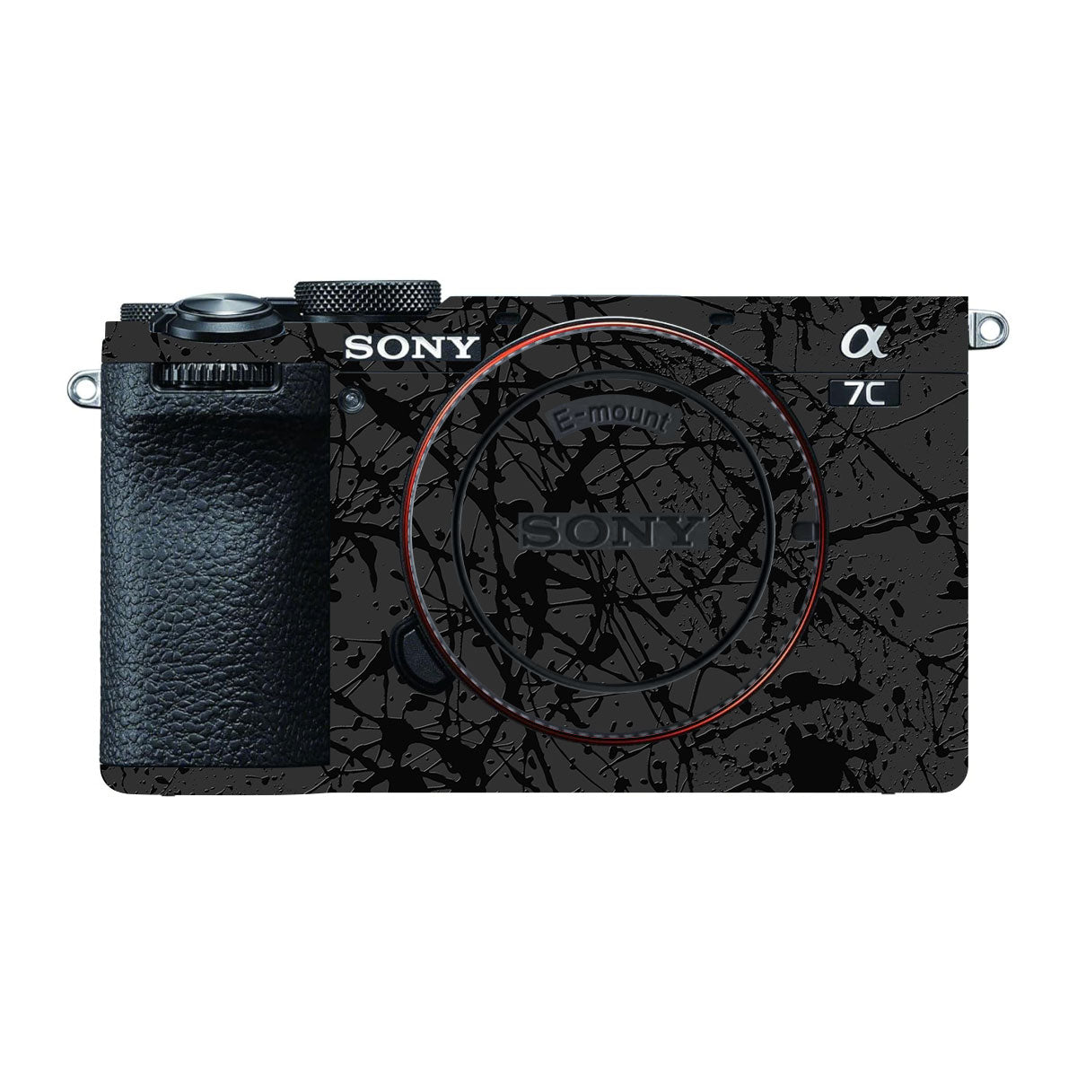 Textured Black Splash Sony A7 CII Camera Skin