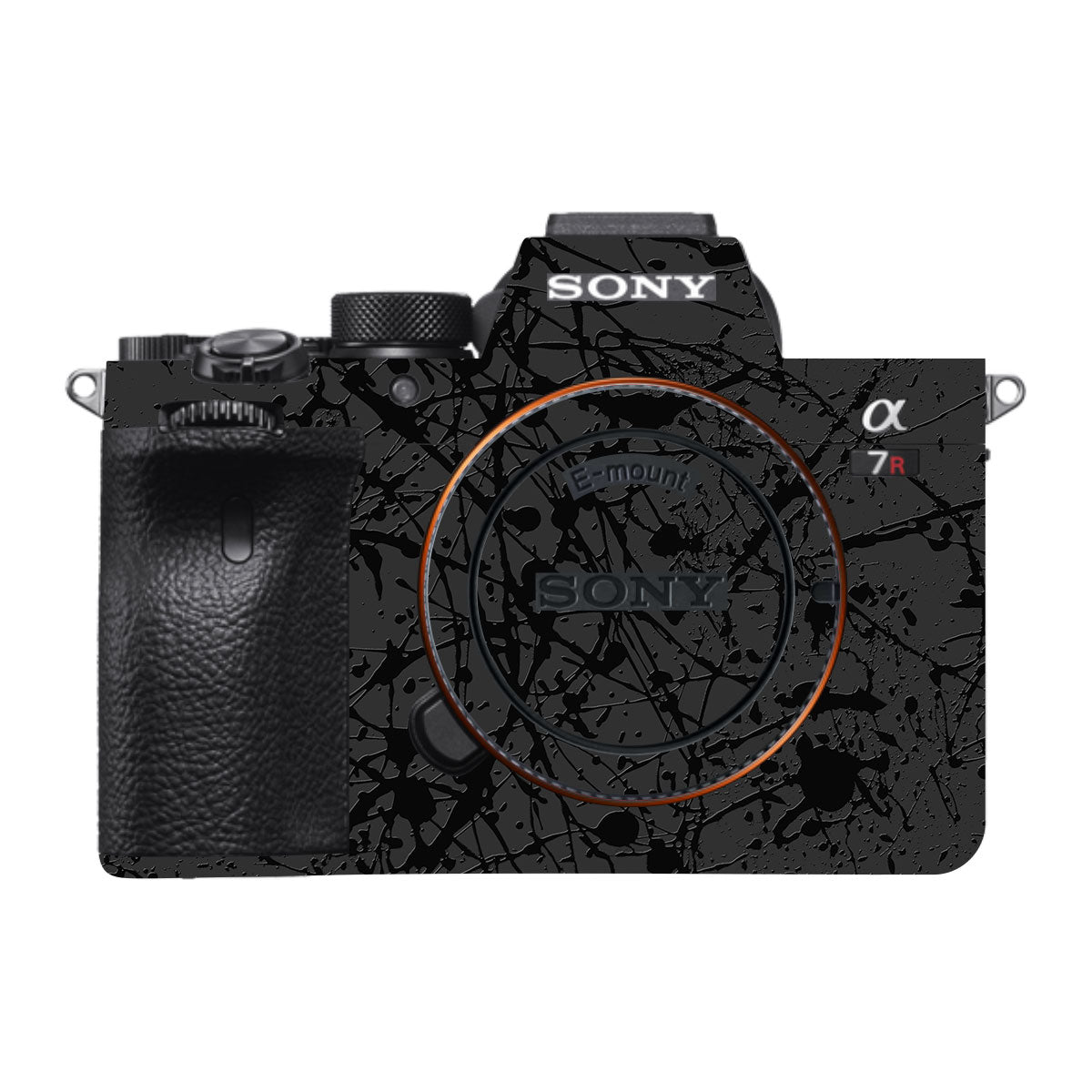 Textured Black Splash Sony A7R III Camera Skin