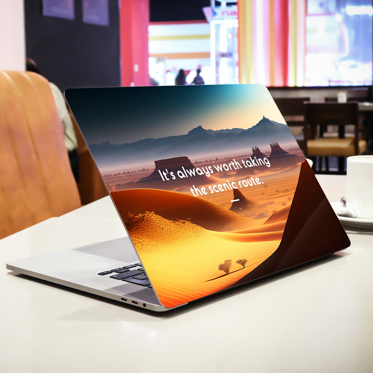 Its always worth taking the scenic route Quote Laptop Skin