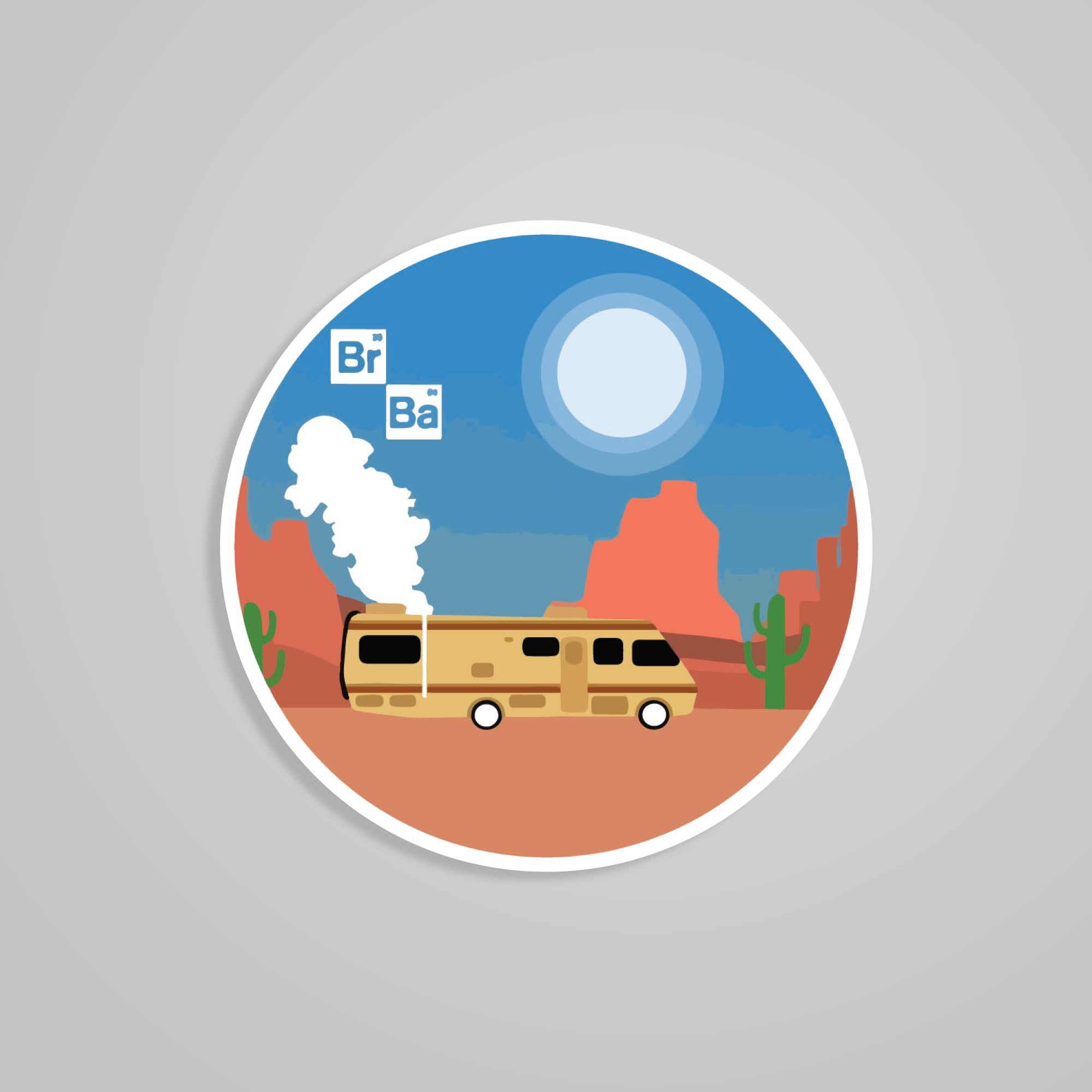 Breaking Bad RV Minimalist Stickers - Exclusive Design