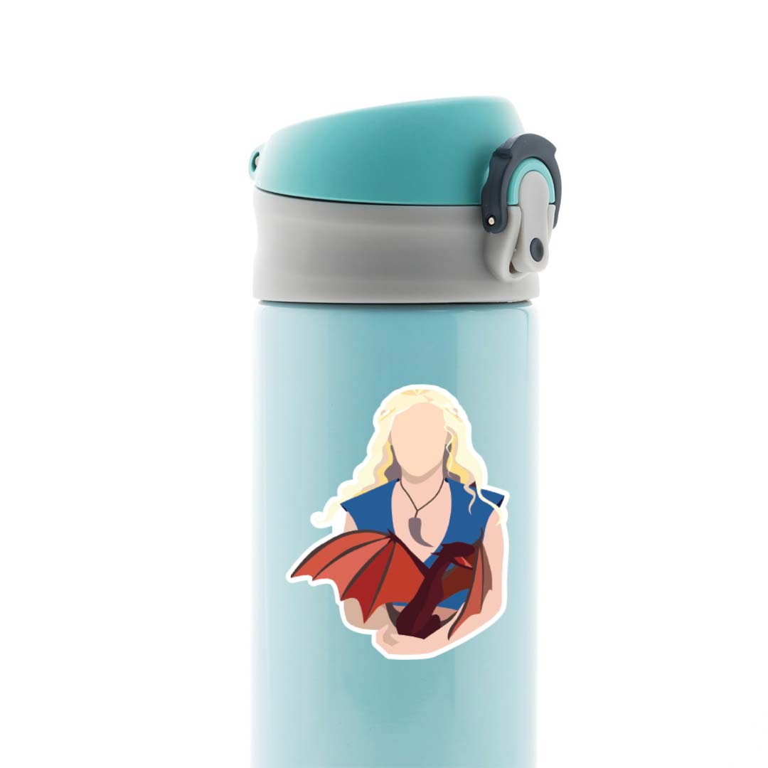 Daenerys Targaryen Minimalist TV Shows Stickers