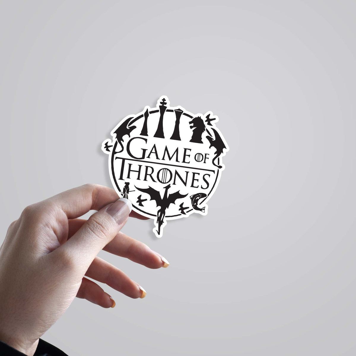 Game of Thrones Logo Stickers - Exclusive Design