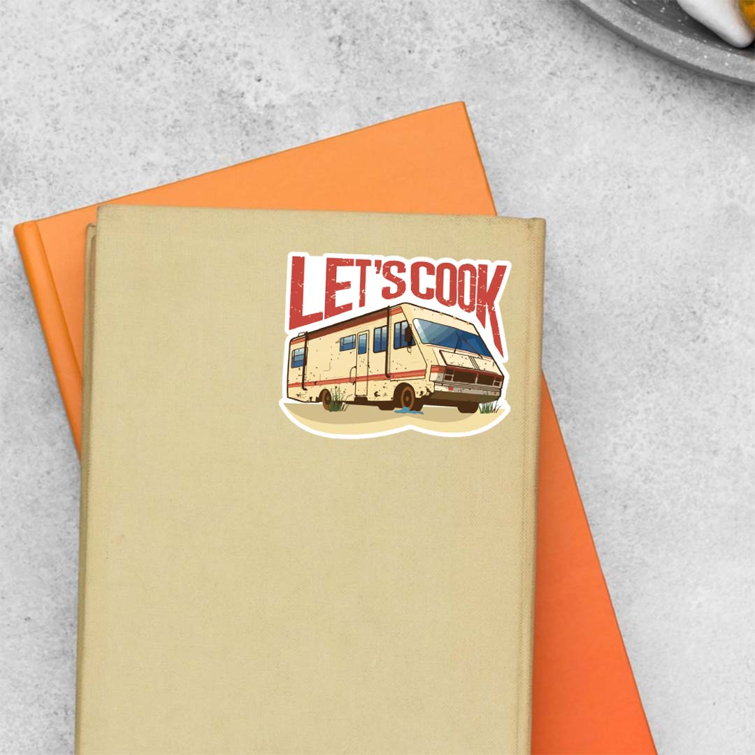 Lets Cook RV TV Shows Stickers