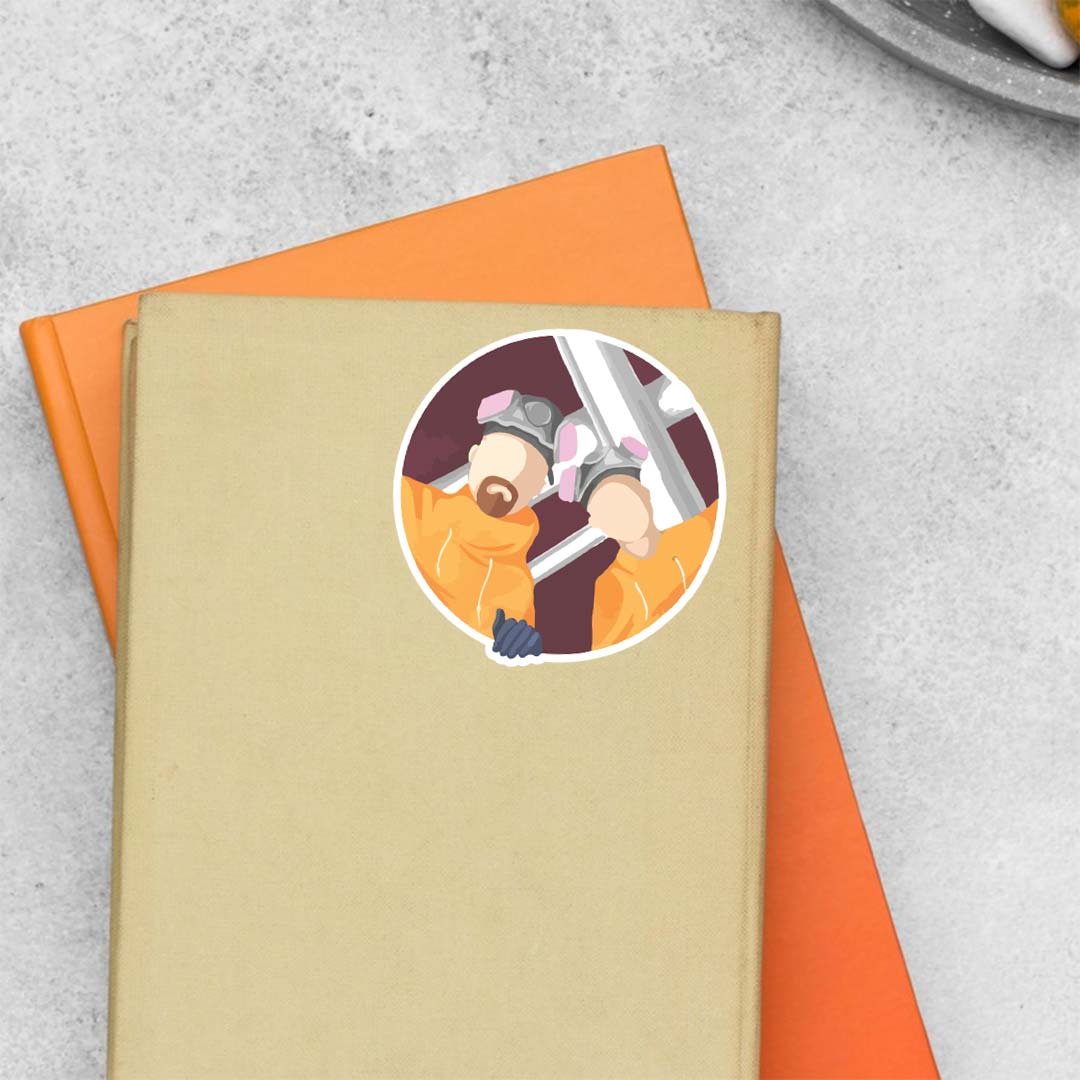 Walter and Jesse TV Shows Stickers