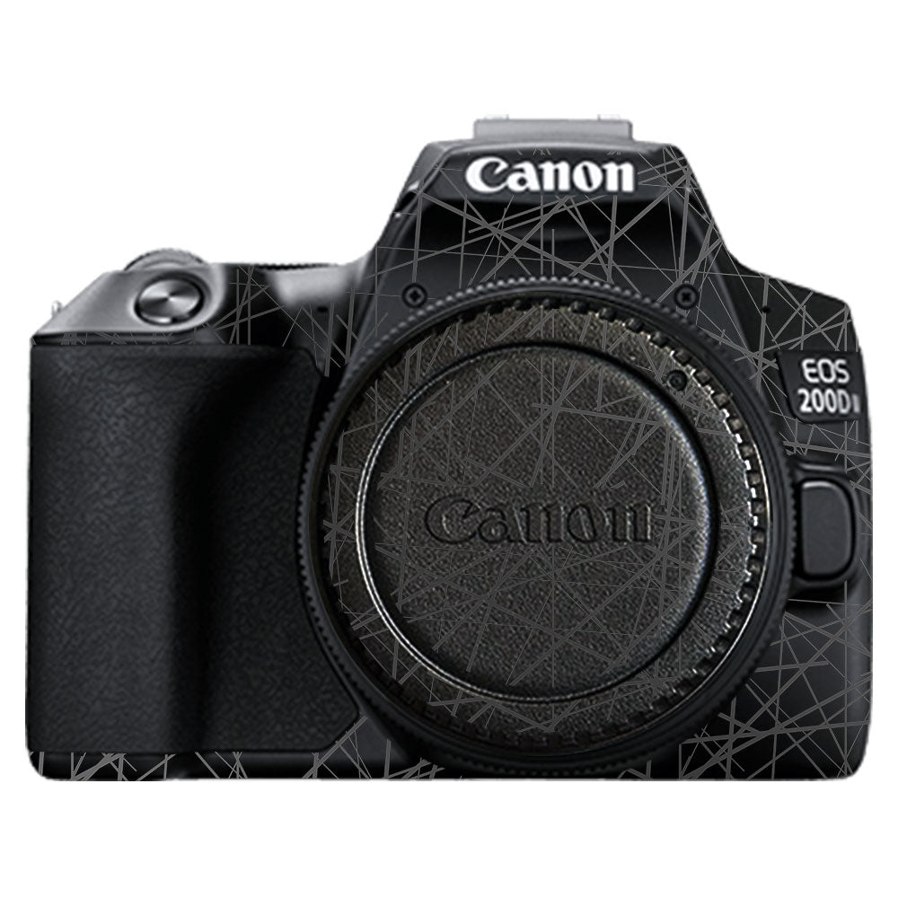 Textured Matte Graphite Canon EOS 200D II Camera Skin