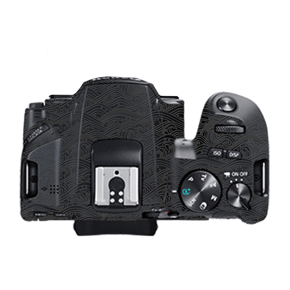 Textured Matte Charcoal Canon EOS 200D II Camera Skin