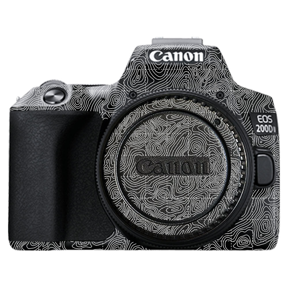 Textured Midnight Slate Canon EOS 200D II Camera Skin