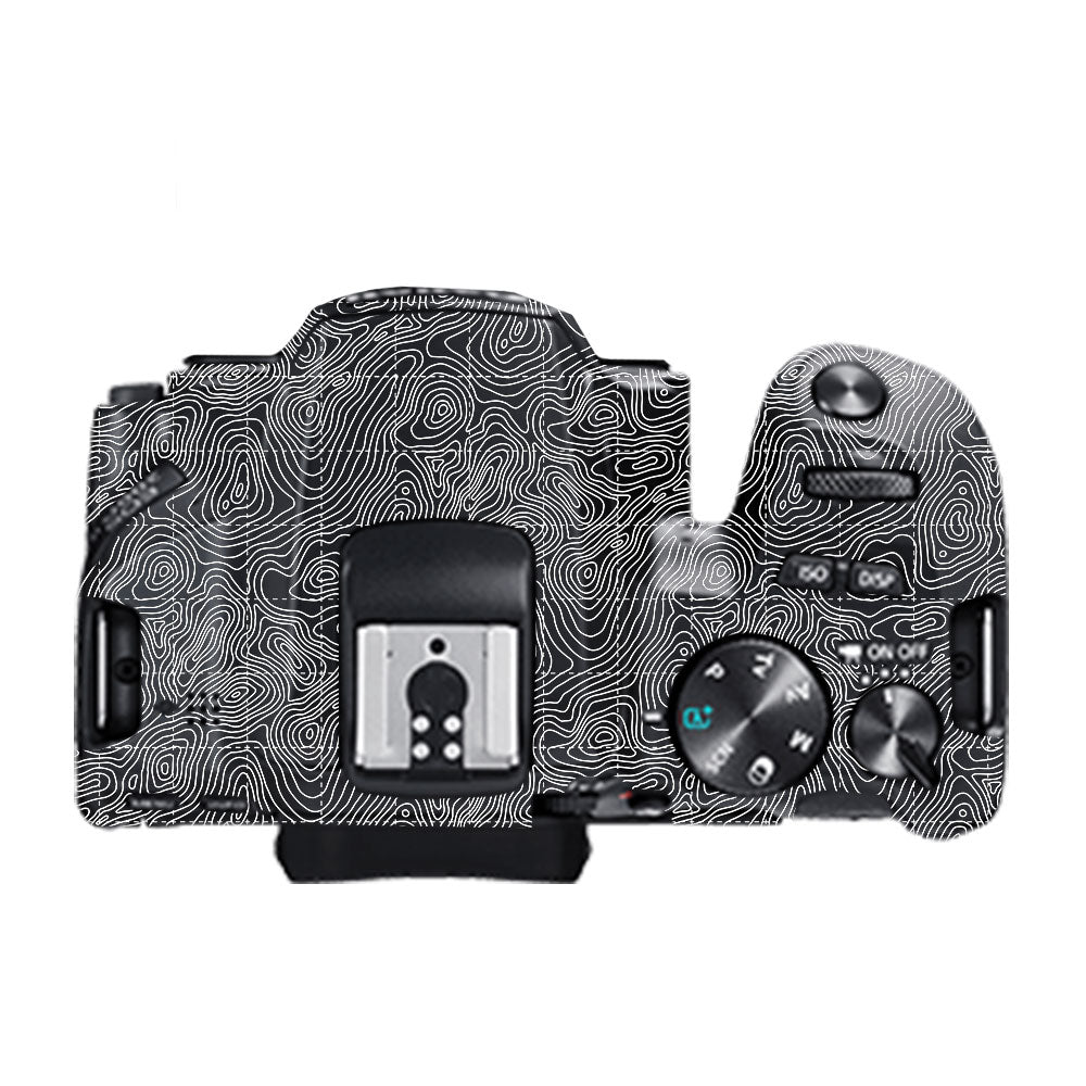Textured Midnight Slate Canon EOS 200D II Camera Skin