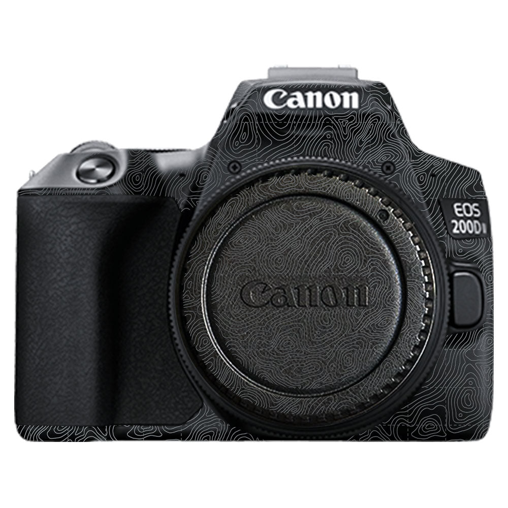 Textured Stealth Slate Canon EOS 200D II Camera Skin