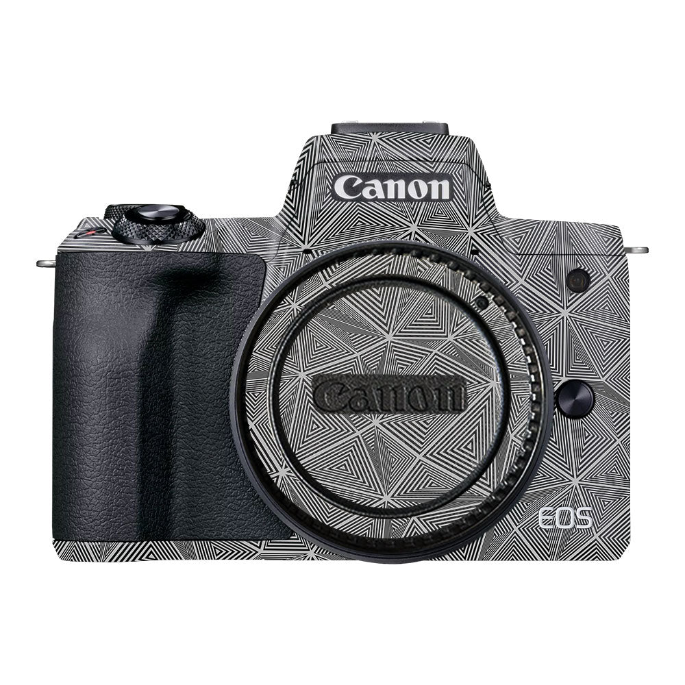Textured Dark Prism Geometric Canon EOS M50 Mark II Camera Skin