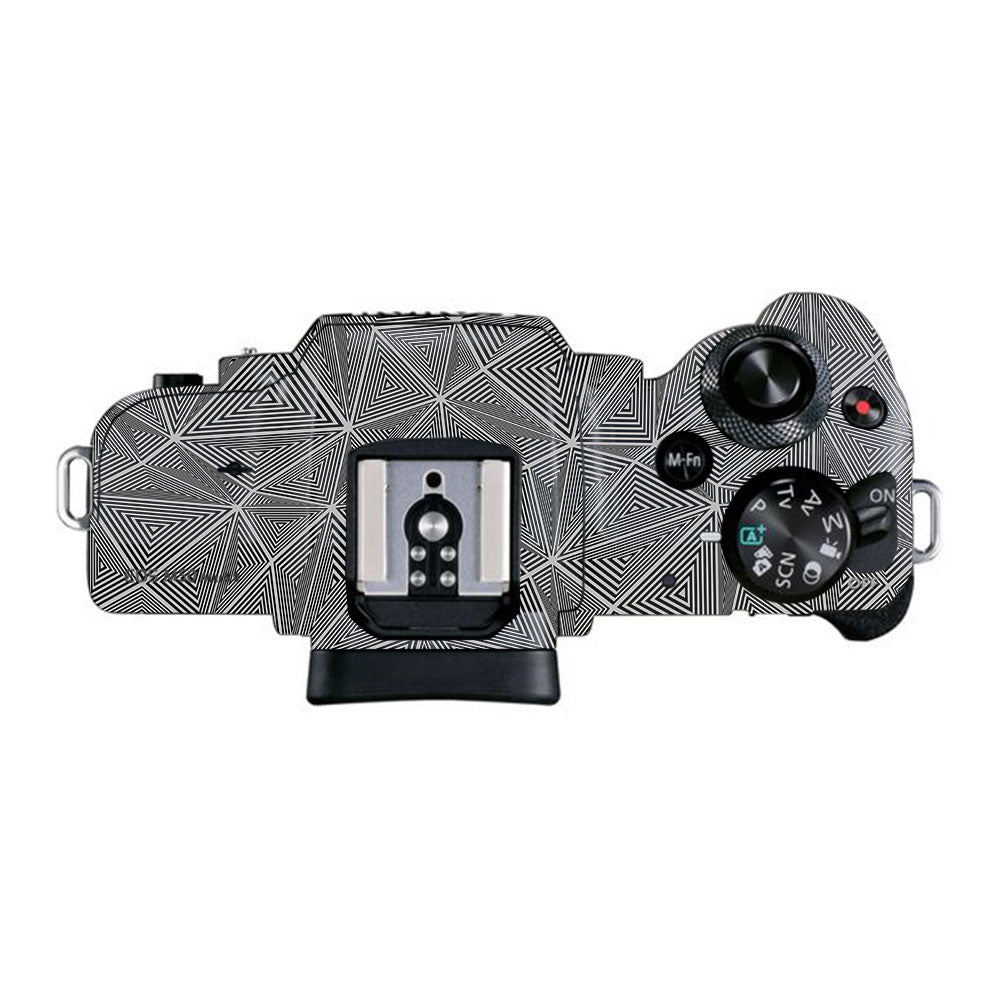Textured Dark Prism Geometric Canon EOS M50 Mark II Camera Skin