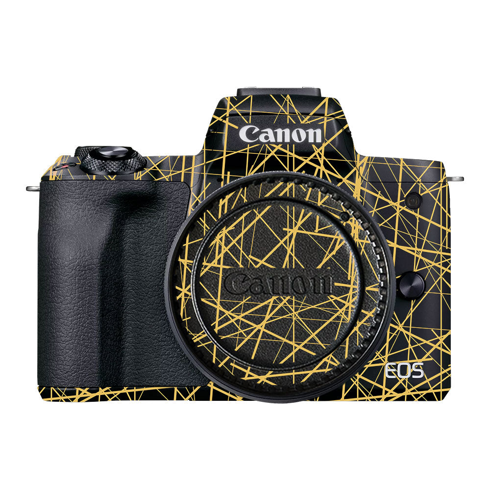 Textured Golden Web Canon EOS M50 Mark II Camera Skin