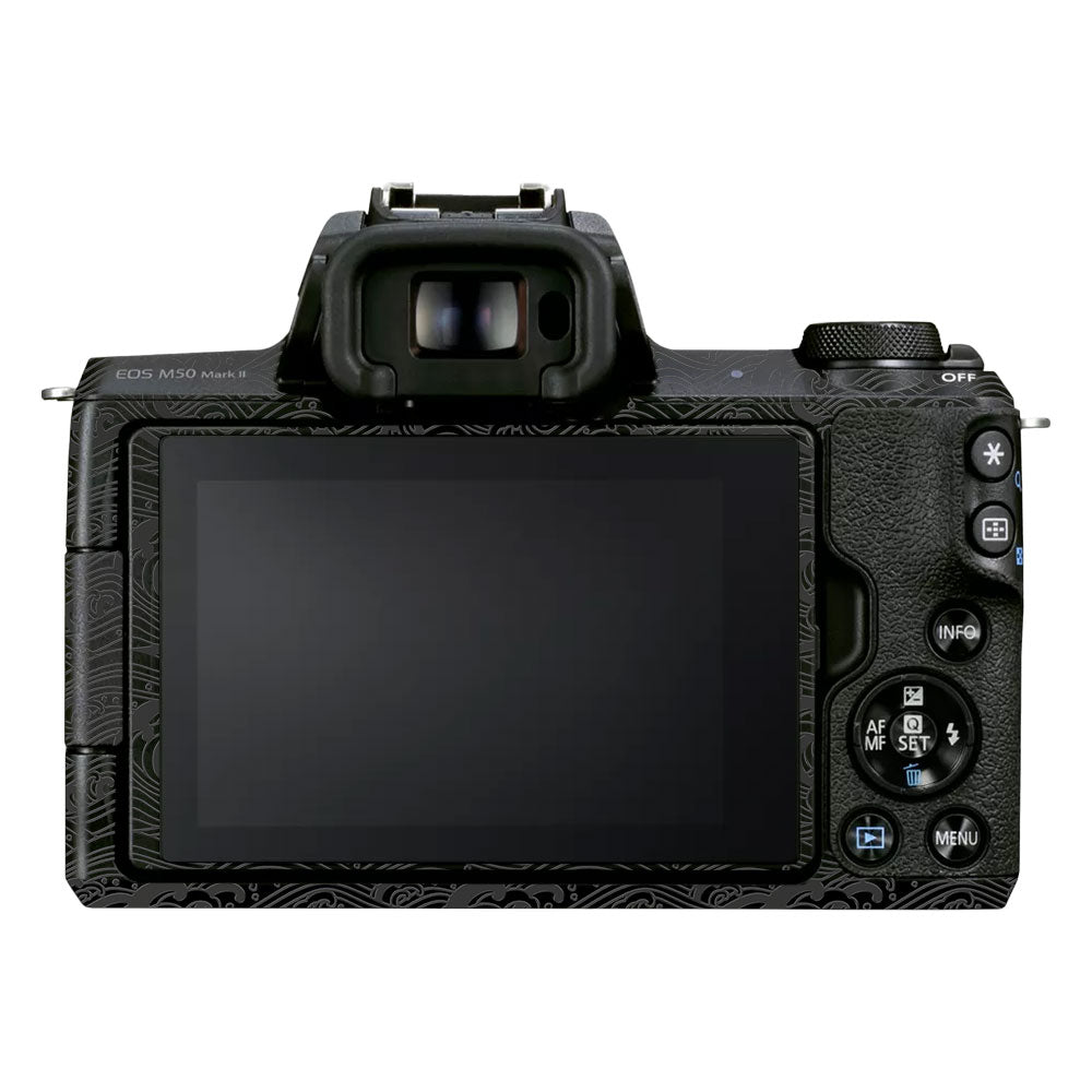 Textured Matte Charcoal Canon EOS M50 Mark II Camera Skin