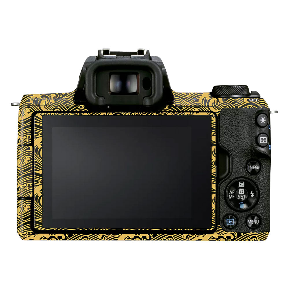 Textured Golden Tide Canon EOS M50 Mark II Camera Skin