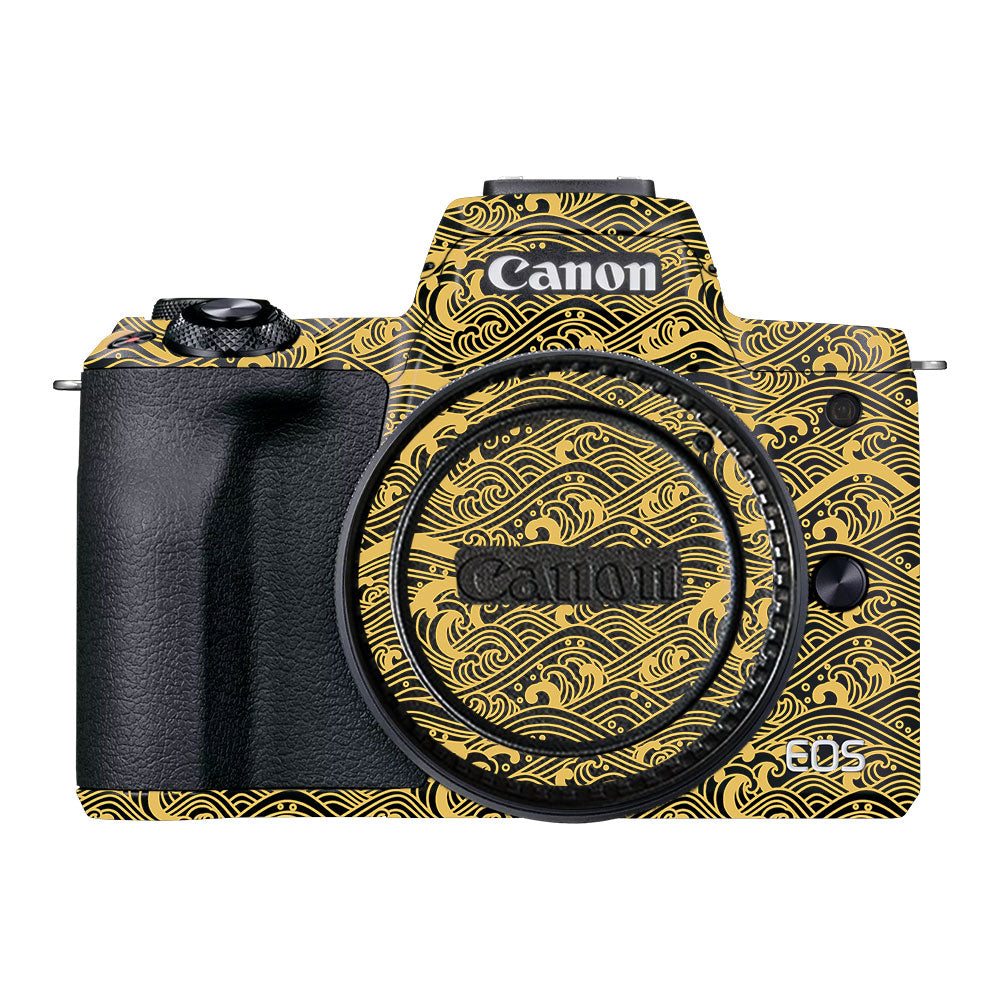 Textured Golden Tide Canon EOS M50 Mark II Camera Skin